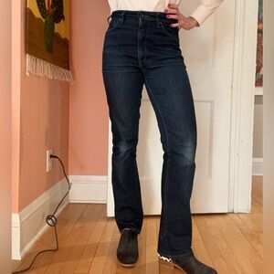 Raleigh Denim Madison Women's Straight Leg Jeans, Dark Indigo sz 29